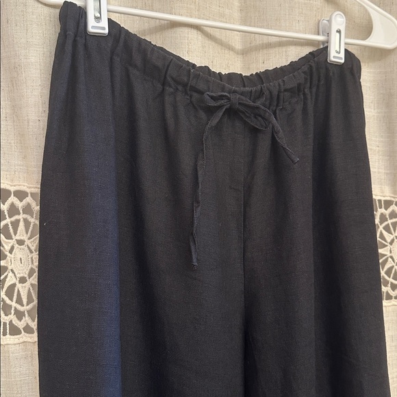 Reformation olina black linen pants size M - Picture 4 of 12